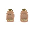 OGX Ever-straightening + Brazillian Keratin Therapy Shampoo and Conditioner 13 Oz, 2 Bottle Set