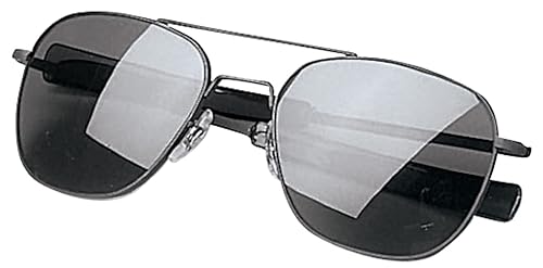 Rothco G.I. Type Aviator Sunglasses (Black/Smoke, 58 MM)
