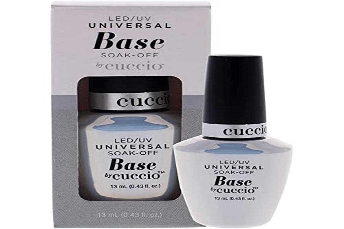 Cuccio Pro LED/UV Universal Soak Off Base - Creates The Perfect Canvas - Adds More Strength To Your Gel Polish - Smoothens Ridges And Imperfections On Beauty & Personal Care Cuccio