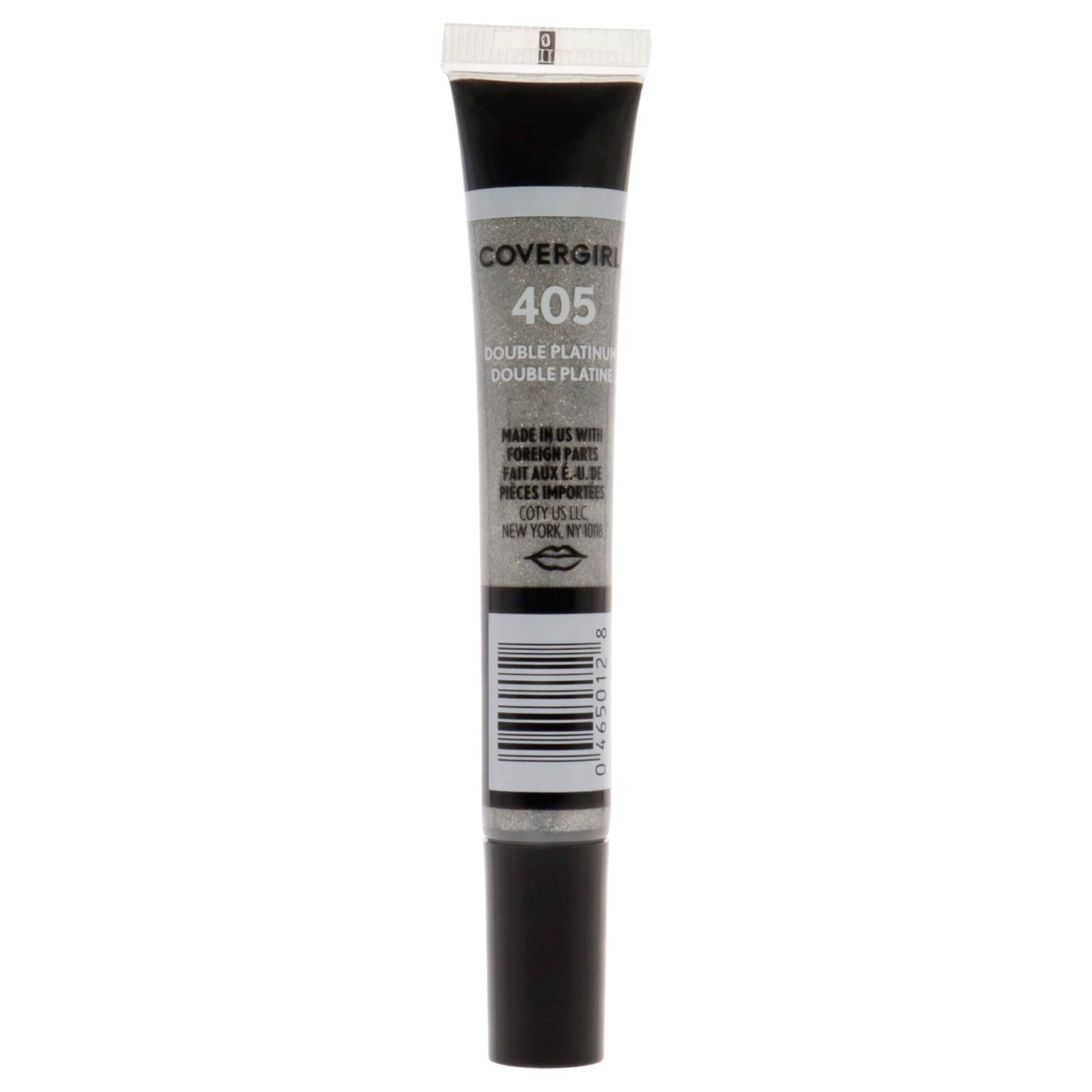 COVERGIRL Melting Pout Glitz Liquid Glitter Topcoat, Double Platinum, 0.02 Pound (packaging may vary)