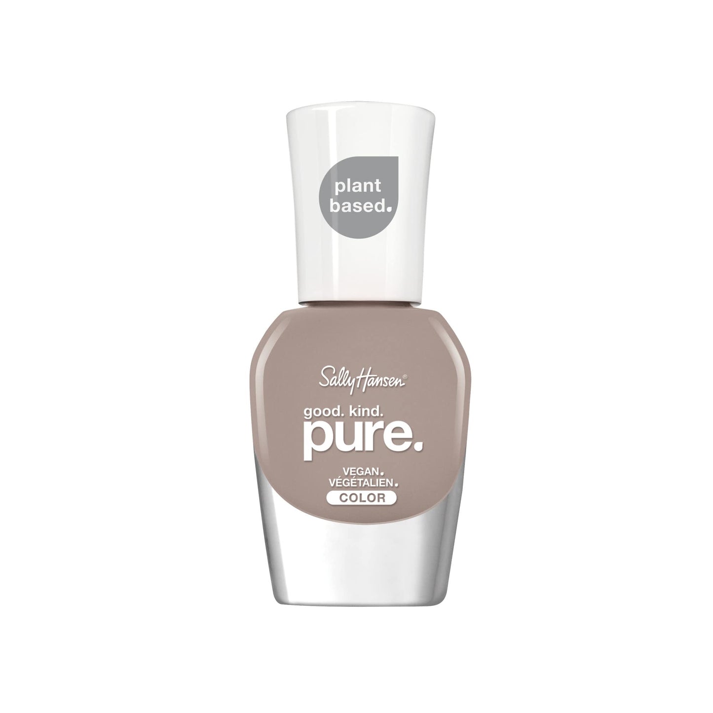 Sally Hansen Good. Kind. Pure. Nail Polish | Plant-Based, Vegan, 16-Free Formula | Opaque, Shiny | 150 Mother Earth | Taupe Beige Nail Color Beauty & Personal Care Sally Hansen