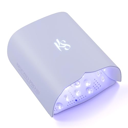 KIARA SKY Beyond Pro V3 UV LED Nail Lamp - Cordless Rechargeable Gel Lamp w/Smart Sensor, Flashcure Low Heat Mode, Full-Hand Coverage & Timer for Gel Beauty & Personal Care KIARA SKY