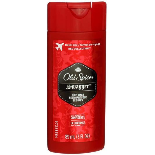 Proctor & Gamble Old Spice Red Zone Swagger Scent Mens Body Wash, 3 Fluid Ounce - 24 per case.