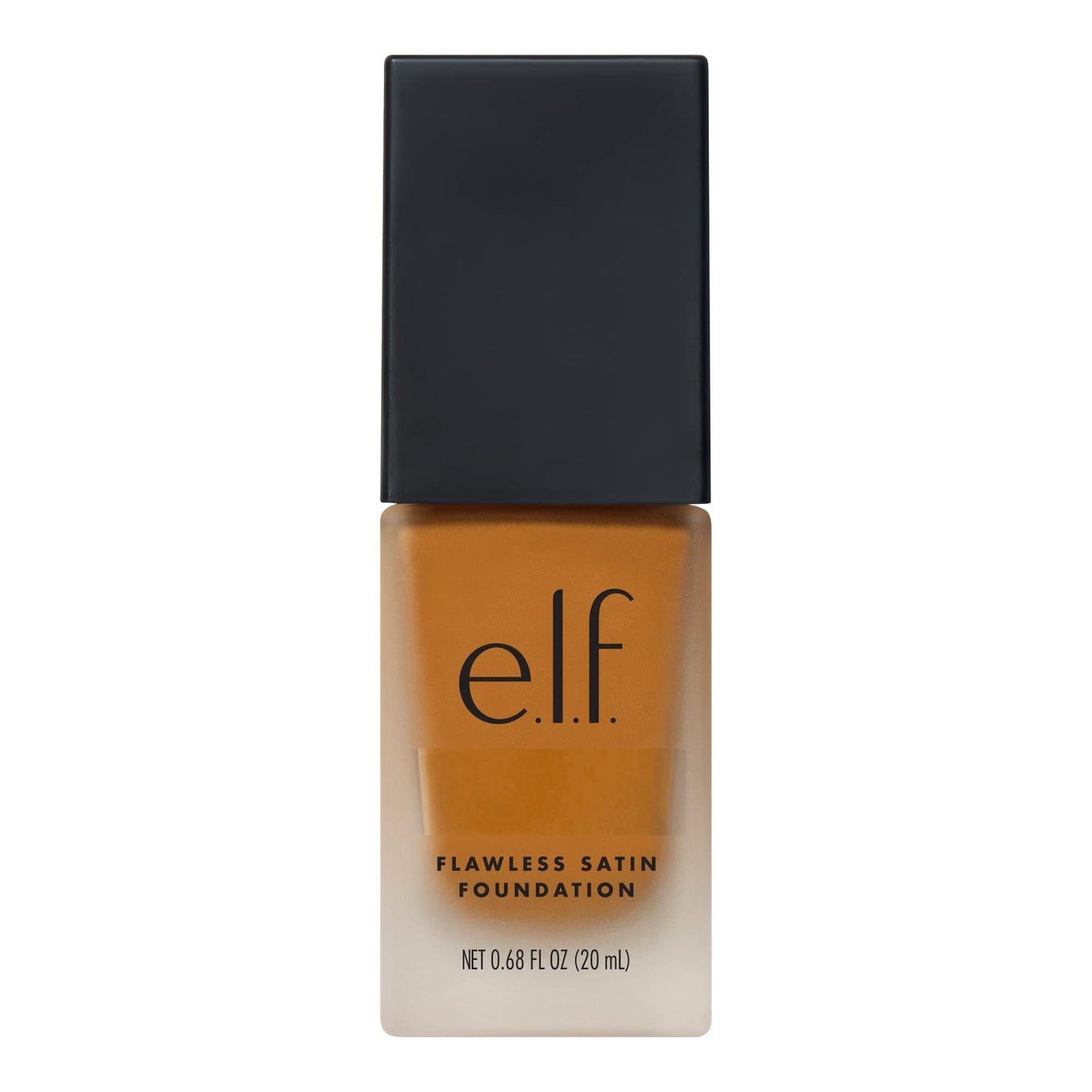 e.l.f. Flawless Satin Foundation, Lightweight & Medium Coverage, Semi-Matte Finish, Vegan & Cruelty-Free, Chai, 0.68 Fl Oz (20mL)
