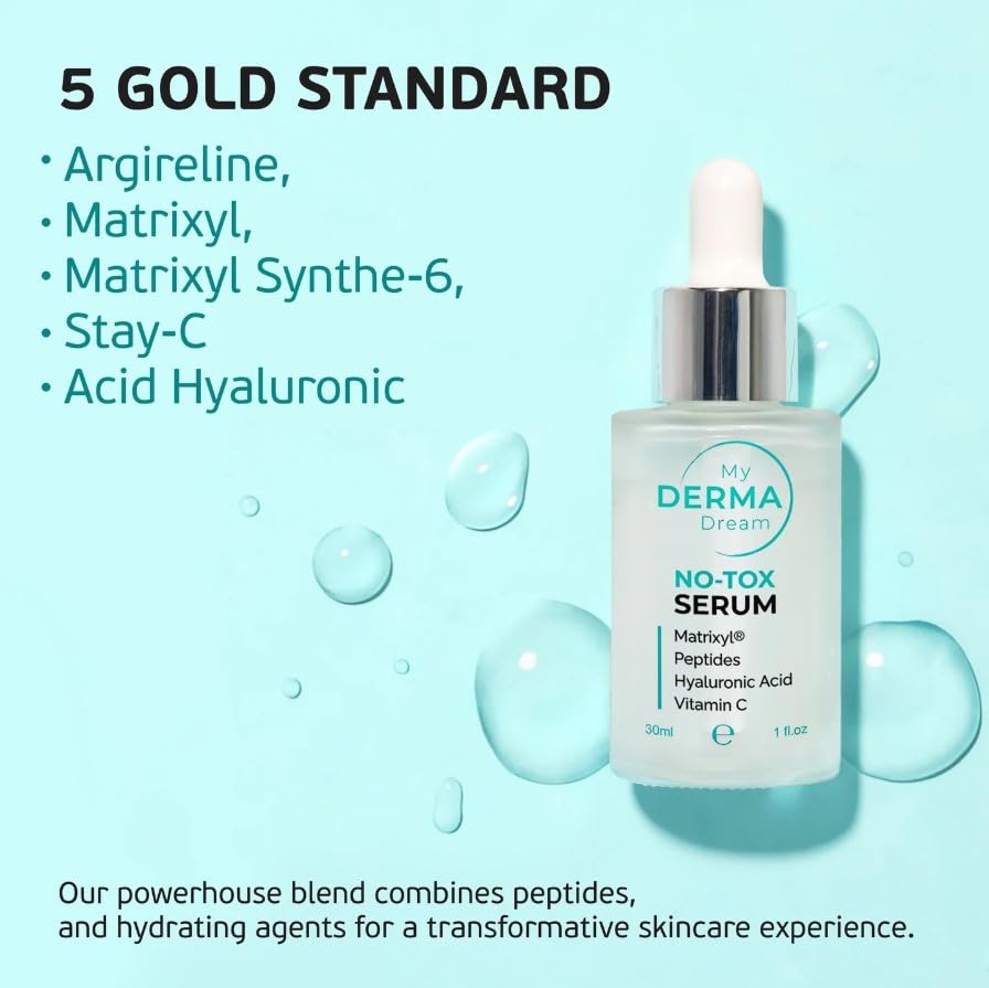 My Derma Dream No-Tox face serums for anti aging | wrinkle reduction anti aging serum | Supports natural repair & Crafted to ignite a boost