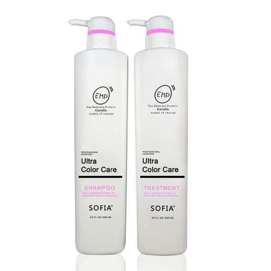 ODE SOFIA Color Care Shampoo and Treatment Conditioner Best for chemically treated or colored hair Suitable for all hair types 680ml (Set of Shampoo