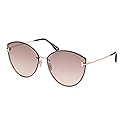 Tom Ford EVANGELINE FT 1106 Rose Gold/Brown Shaded 63/14/140 women Sunglasses