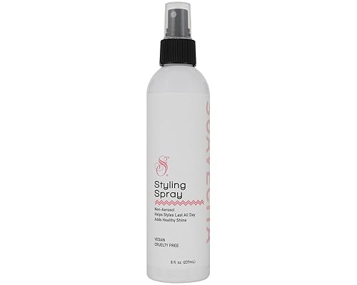 Suavecita Styling Spray for Women 8 oz Non-Aerasol Pump Spray Wild Berry Scent - Helps Styles Last All Day With Medium Shine - Great for Creating