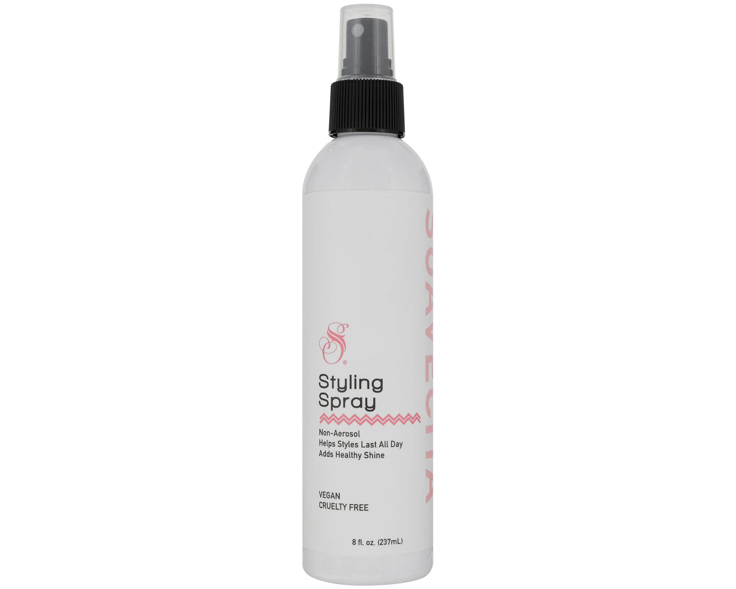 Suavecita Styling Spray for Women 8 oz Non-Aerasol Pump Spray Wild Berry Scent - Helps Styles Last All Day With Medium Shine - Great for Creating