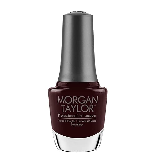 Morgan Taylor Nail Polish (Black Cherry Berry) Dark Red Professional Lacquer, Vibrant, Chip-Resistant, Fast-Drying, Long-Lasting, High-Shine, Perfect Beauty & Personal Care Morgan Taylor