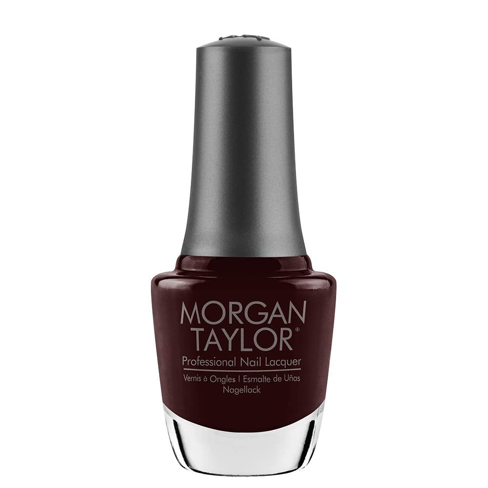 Morgan Taylor Nail Polish (Black Cherry Berry) Dark Red Professional Lacquer, Vibrant, Chip-Resistant, Fast-Drying, Long-Lasting, High-Shine, Perfect Beauty & Personal Care Morgan Taylor