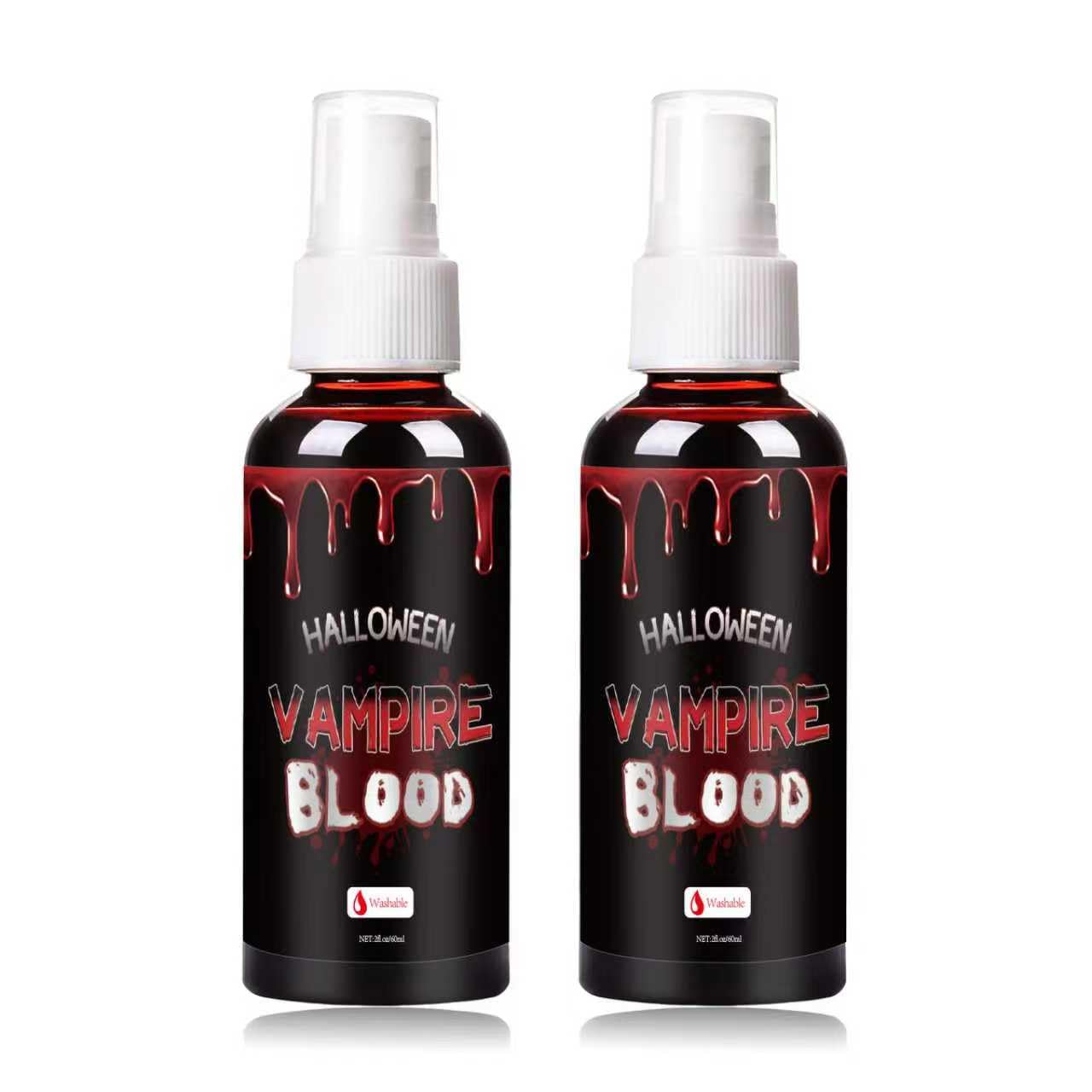 2PC Fake Blood Spray
