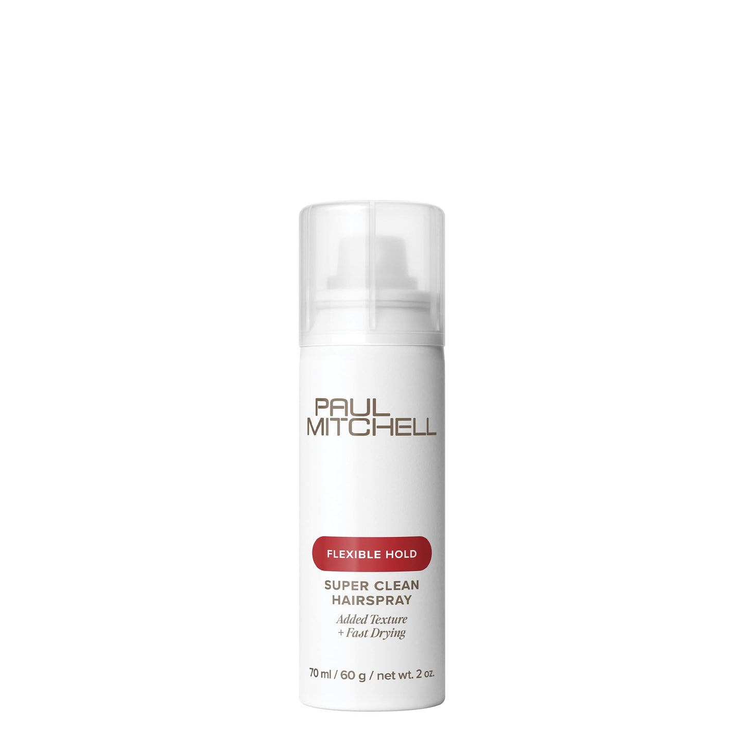 Paul Mitchell Super Clean Hairspray, Fast Drying, Adds Texture + Flexible Hold, For All Hair Types, 2 oz