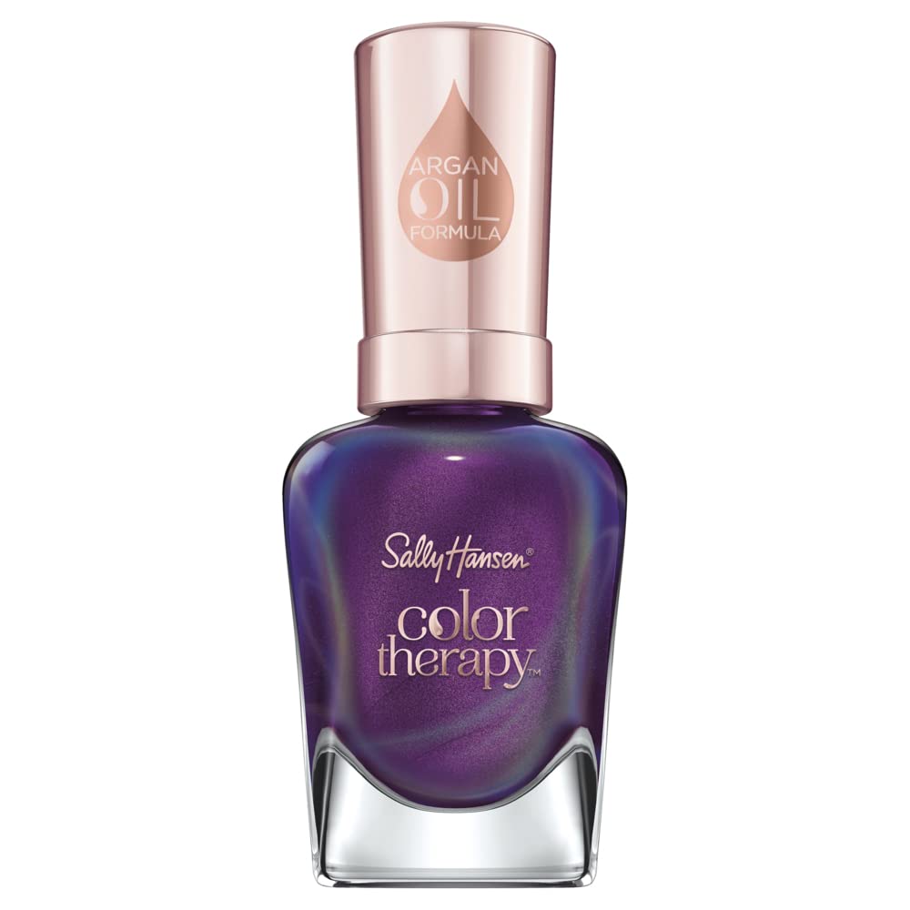 Sally Hansen Color Therapy Nail Polish, Plum Euphoria 402