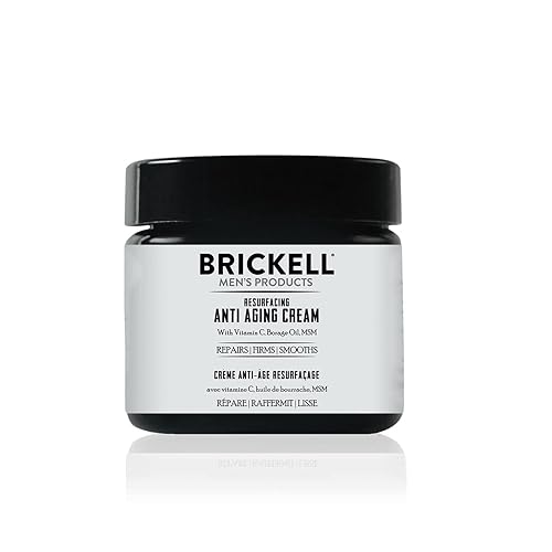 Brickell Men's Products Resurfacing Anti-Aging Face Cream For Men, Natural and Organic Face Moisturizer, Vitamin C Cream For Wrinkles, 2 Ounce