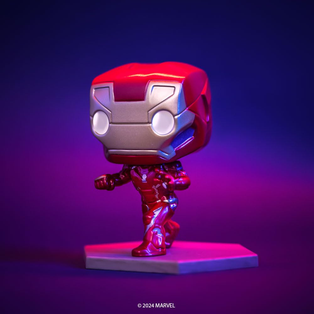 Funko POP! Marvel: Civil War Build A Scene - Iron Man - Captain America - Collectable Vinyl Figure - Gift Idea - Official Merchandise - for Kids…