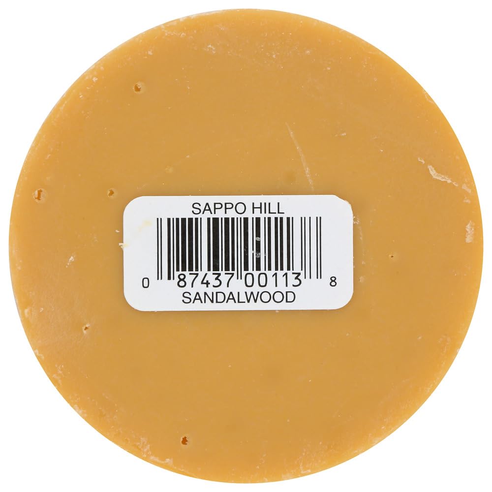 Sappo Hill Sandalwood Glycerine Soap - 3.5 oz - Case of 12 Beauty & Personal Care Sappo Hill