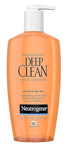 Neutrogena Deep Clean Facial Cleanser 6.7 Ounce (200ml) (Pack of 3)