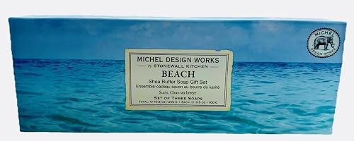 Michel Design Works “Beach” Triple Soap Gift Set (3 Bars)