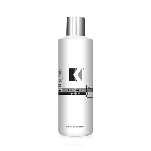 KUPA GelFinity Gel Base Coat, Superior Adhesive Bond for Long-Lasting Nail Polish, Professional UV/LED Soak-Off Foundation 8.0 Fl Oz Beauty & Personal Care KUPA