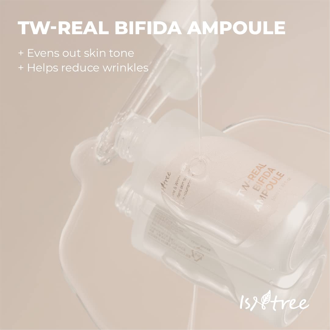 ISNTREE TW?Real Bifida Collagen Ampoule 50?ml, 1.69?fl?oz | Korean Skincare | Serum with 88% Bifida Ferment & Peptides | Skin Barrier Repair