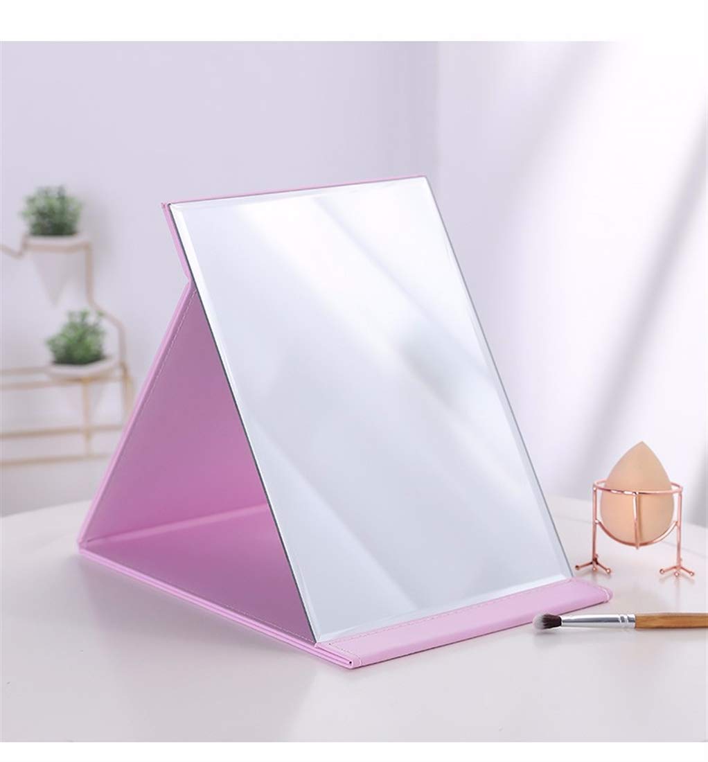 Zcooooool Large Portable Super HD Mirror - Multi Stand Angle Hand Free/Handheld/Tabletop Foldable 8.27x5.9 Inch