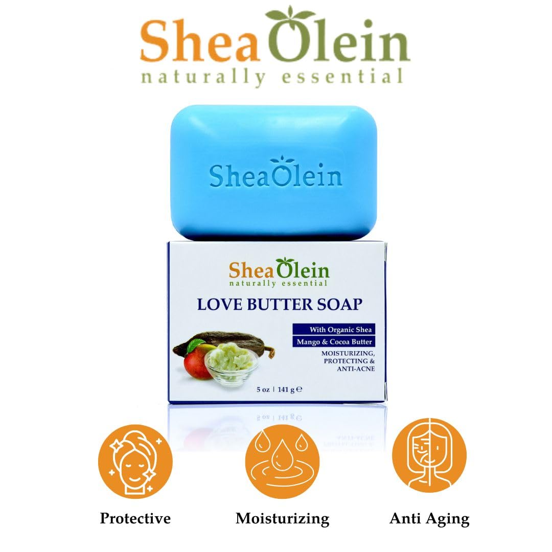 Shea Olein SheaOlein- Love Butter Soap 5 oz Bar (6 Bars)