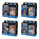 Magic The Gathering Doctor Who Commander Deck Bundle - Includes All 4 Decks (1 Masters of Evil, 1 Blast from The Past, 1 Timey-Wimey, and 1 Paradox…