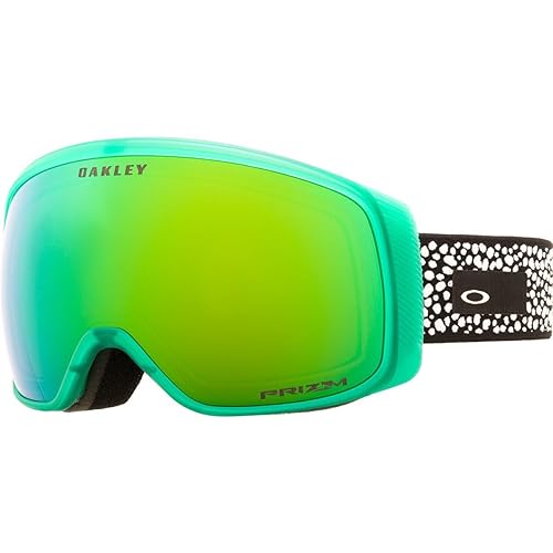 Oakley Unisex Sunglasses Black Habitat Frame, Prizm Snow Jade Iridium Lenses, 0MM