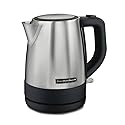 Hamilton Beach Commercial HKE110 1 Liter Hot Water Tea Kettle, Hospitality Rated, Stainless Steel