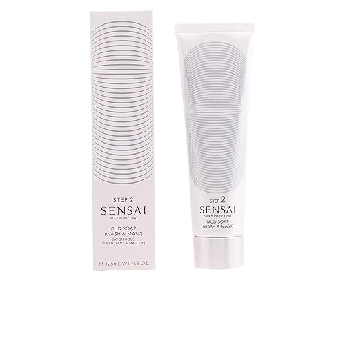Kanebo Sensai Silky Purifying Mud Soap, Wash and Mask, 4.3 Ounce