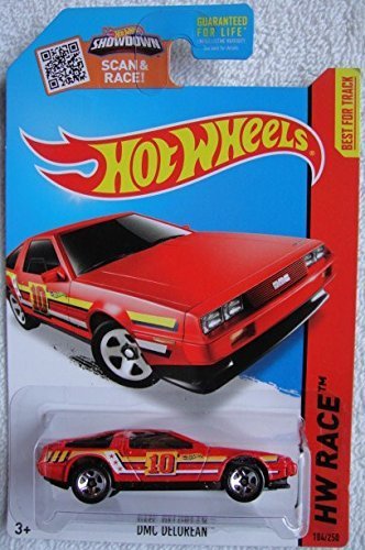 Hot Wheels, 2015 HW Race, DMC Delorean [Red] 184/250