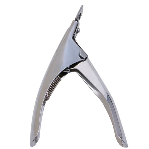 Thobu Acrylic UV False Fake Nails Tips Manicure Cutter Clipper Tool Stainless Steel Silver Beauty & Personal Care Thobu