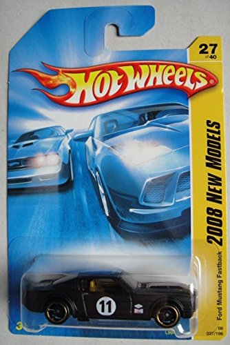 Hot Wheels 2008 New Models, Black Ford Mustang Fastback 27/40