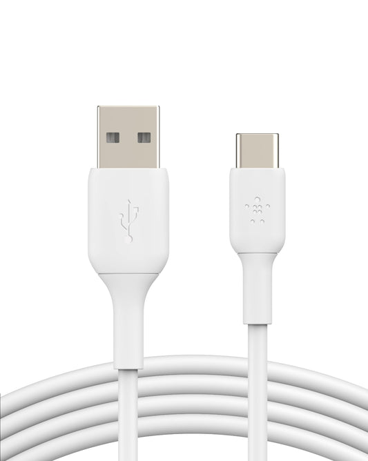 Belkin USB A to USB C Cable, 3.3ft, 15W - Type C Charger, iPhone Charger Cord for iPhone 16 & 15, Galaxy S25, Pixel 9, iPad Pro, Airpods Pro, Switch