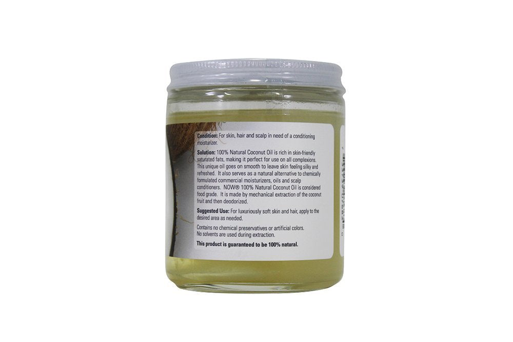 4 Bottles of NOW Foods Coconut Oil - 7 oz.