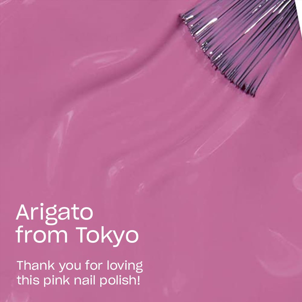 OPI Nail Lacquer Arigato from Tokyo | Opaque Soft Pink Crème Chip Resistant Nail Polish | Tokyo Collection