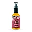 Badger Rose Face Cleansing Oil, Organic Facial Cleanser & Makeup Remover, Non-Greasy Moisturizing Skin Balancing Gentle Face Cleanser w/Pure Rose Oil