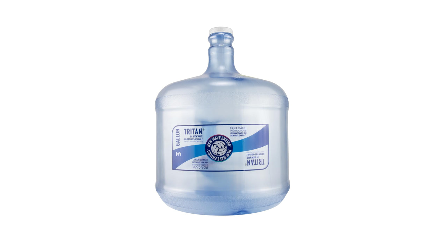 New Wave Enviro Products BPA Free Tritan Bottle, Lighweight & Durable Design, 3 Gallon Capacity
