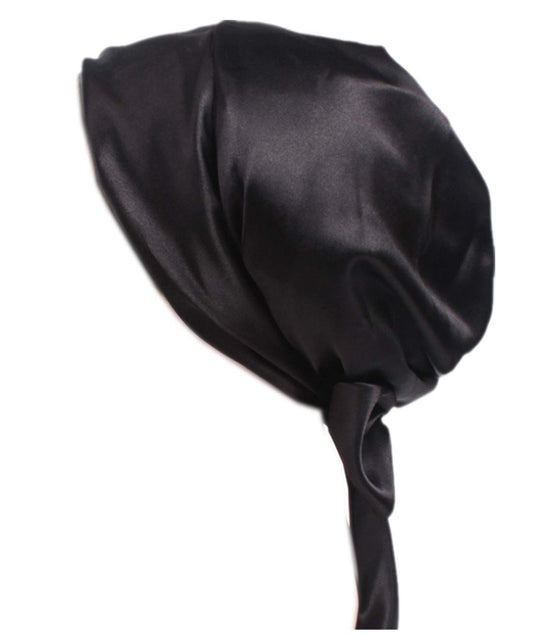 YSJOY 2 Pack Satin Solid Color Bonnet Cap Sleeping Cap Night Cap Hair Wrap Head Cover Multifunction Hat Cancer Headwear Chemo Hair Loss Cap for Women Beauty and Personal Care YSJOY Accessory