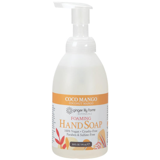 Ginger Lily Farms Botanicals All-Purpose Foaming Hand Soap Refill, Coco Mango, 100% Vegan & Cruelty-Free, Coconut Mango Scent, 20 Fl Oz (Pack of 1) Beauty & Personal Care Ginger Lily Farms