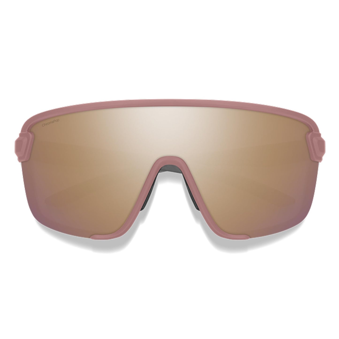 SMITH Bobcat Sunglasses with Chromapop Lenses - Polarized Sunglasses - for Men & Women - Matte Chalk Rose ChromaPop Rose Gold Mirror