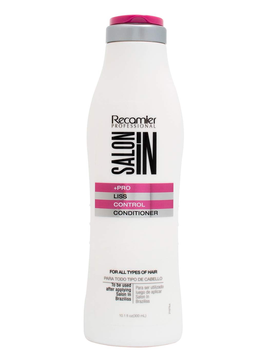 Recamier Professional Salon In +Pro Liss Control Hair 4 Piece Small Kit - Shampoo + Conditioner 10.1oz + Leave In Detangler 10.1oz + Deep Treatment
