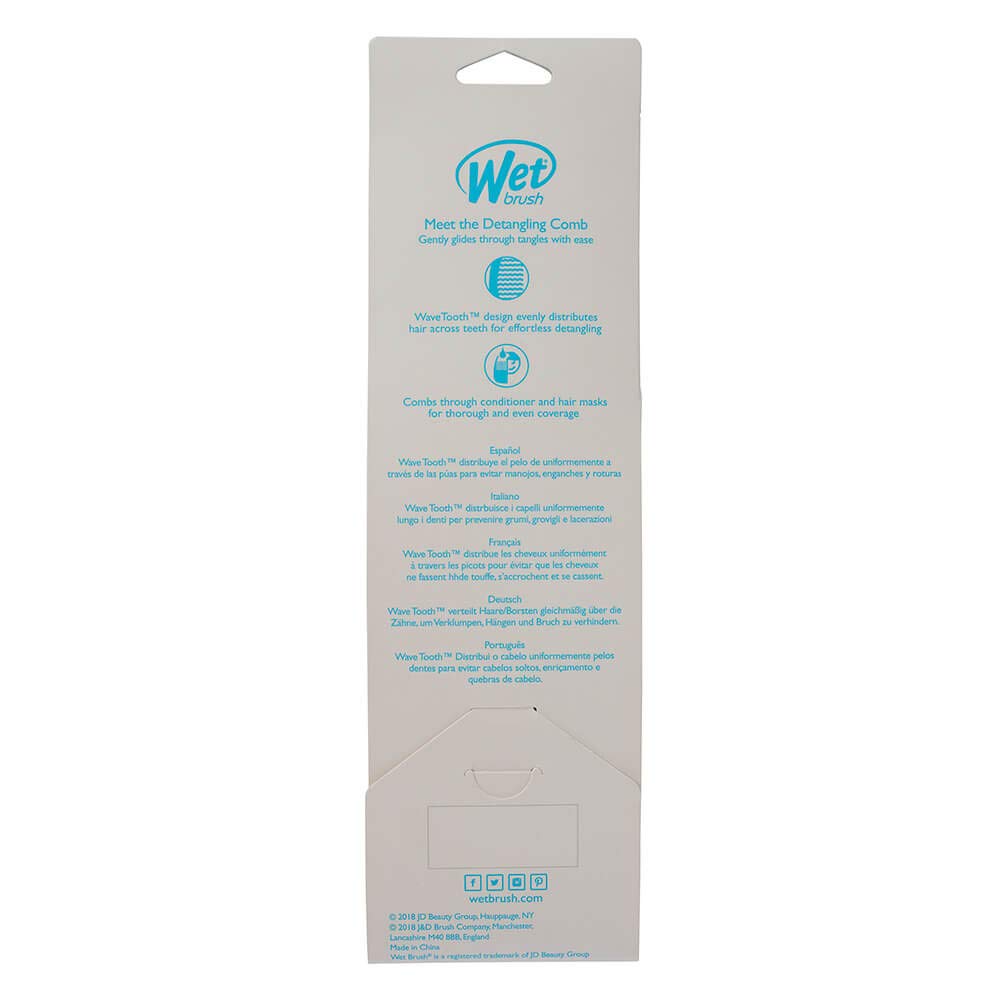 Wet Brush Detangling Comb, Purple - Wide Tooth Hair Detangler with WaveTooth Design that Gently and Glides Through Tangles - Brush Throough Beauty and Personal Care Wet Brush