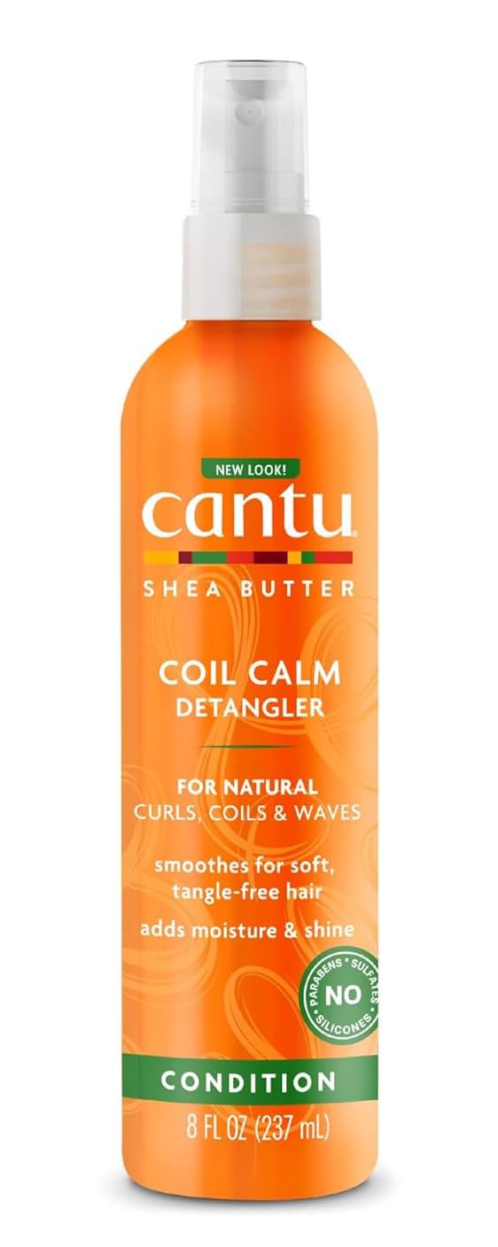 Cantu Coil Calm Detangler, 8 Fluid Ounce (Pack of 2)