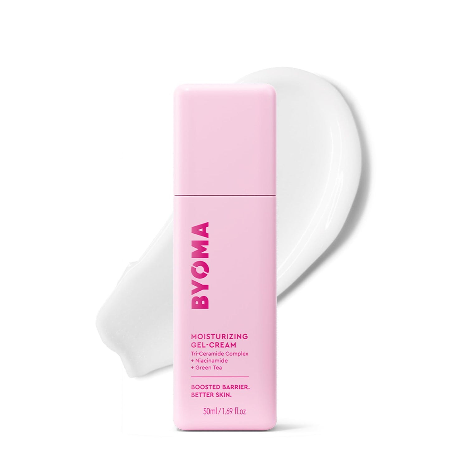 BYOMA Moisturizing Gel Cream - Barrier Repair Cream/Gel Face Lotion with Niacinamide and Green Tea - Ceramide Face Moisturizer for Dry Skin - Alcohol Beauty and Personal Care BYOMA Default Title