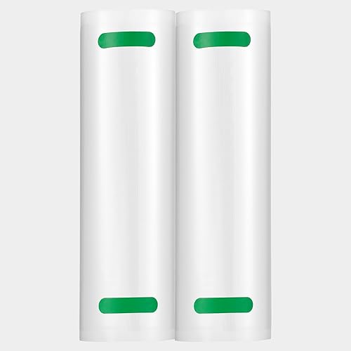 VEVOR Vacuum Sealer Bags, 2 Rolls 11 In x 50 Ft, Non-BPA Food Grade Seal A Meal Bags, Customizable Freezer-friendly Vac Sealing Bag for Food Saver…