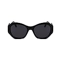KARL LAGERFELD Women's Sunglasses KL6146S - Black with Solid Grey Lens