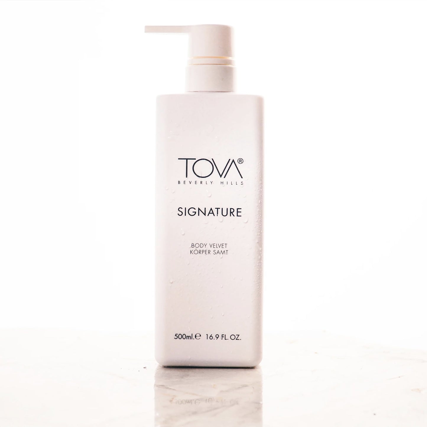 Tova Signature Body Velvet Lotion with Pump - Nourishing Shea Butter Body Lotion for Women, Hydrating & Moisturizing - USA-Made & Cruelty-Free - 16.9