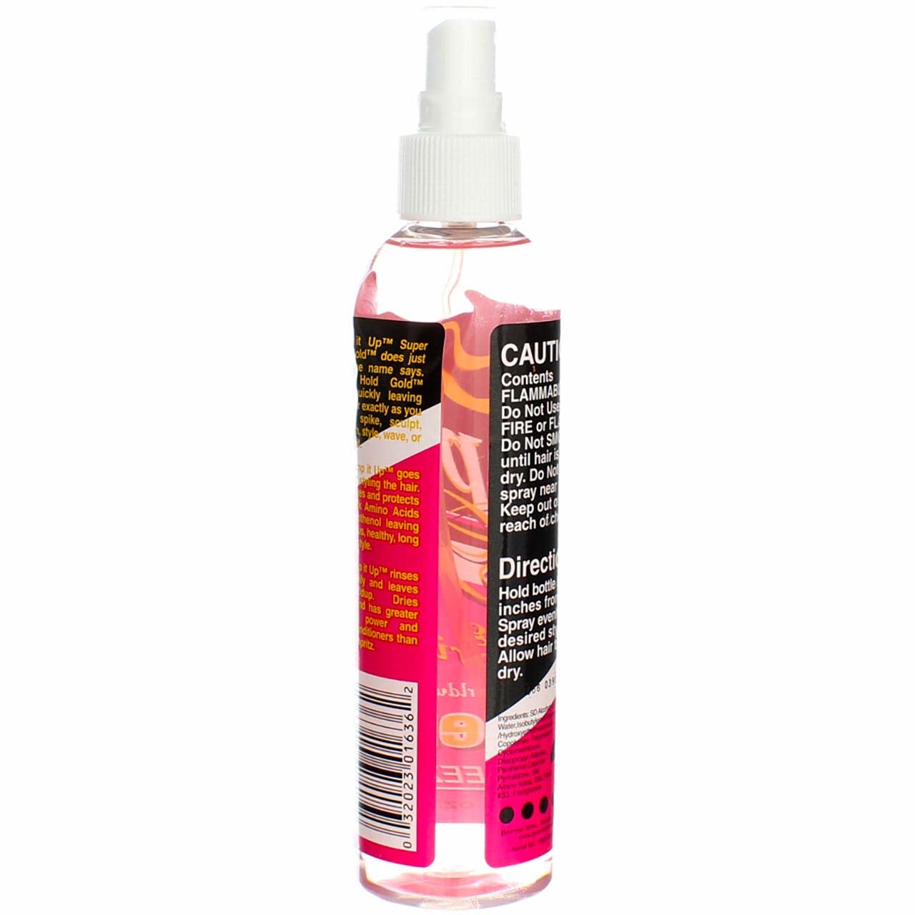 Bronner Brothers Pump It Up Spritz Gold Super Hold, 8 oz (Pack of 3)